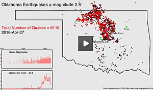 Oklahoma earthquakes