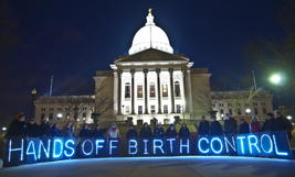 Reproductive rights protest
