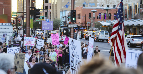 Trump protest, Phoenix, Ariz.